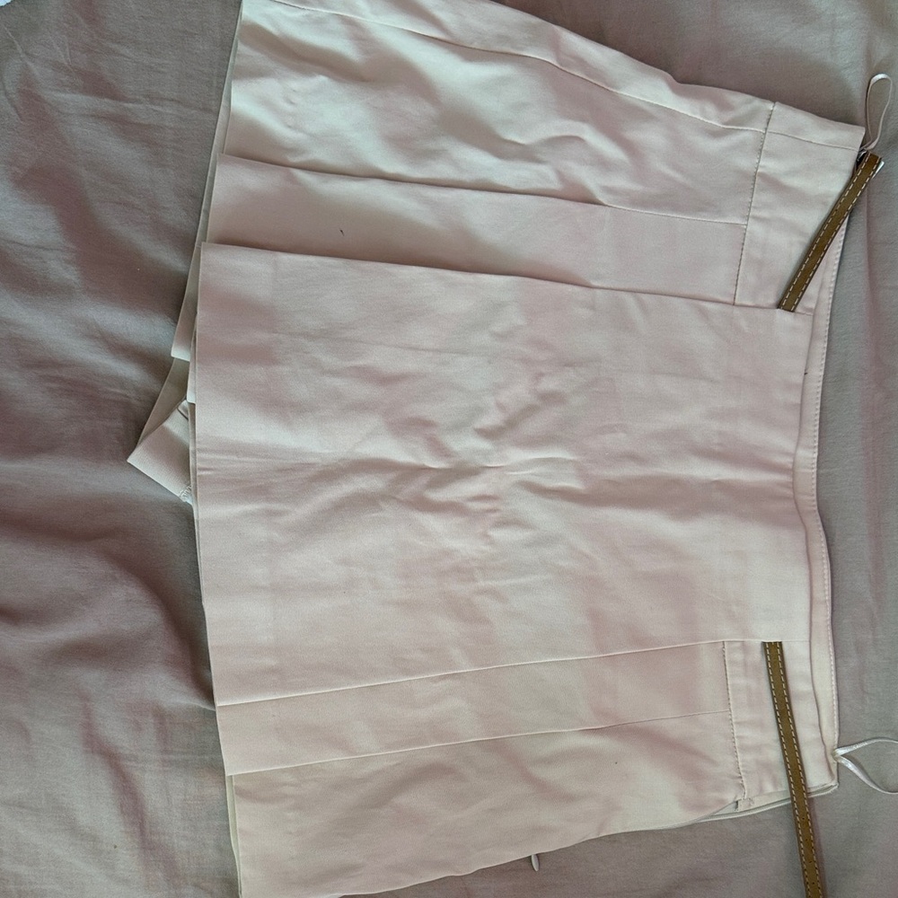 Zara Khaki Pleated Skort